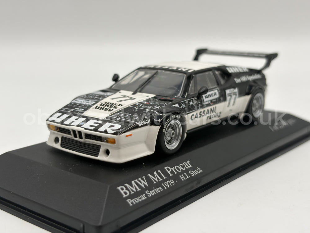 1/43 1979 BMW M1 Procar - Hans-Joachim Stuck - Minichamps | Model Car