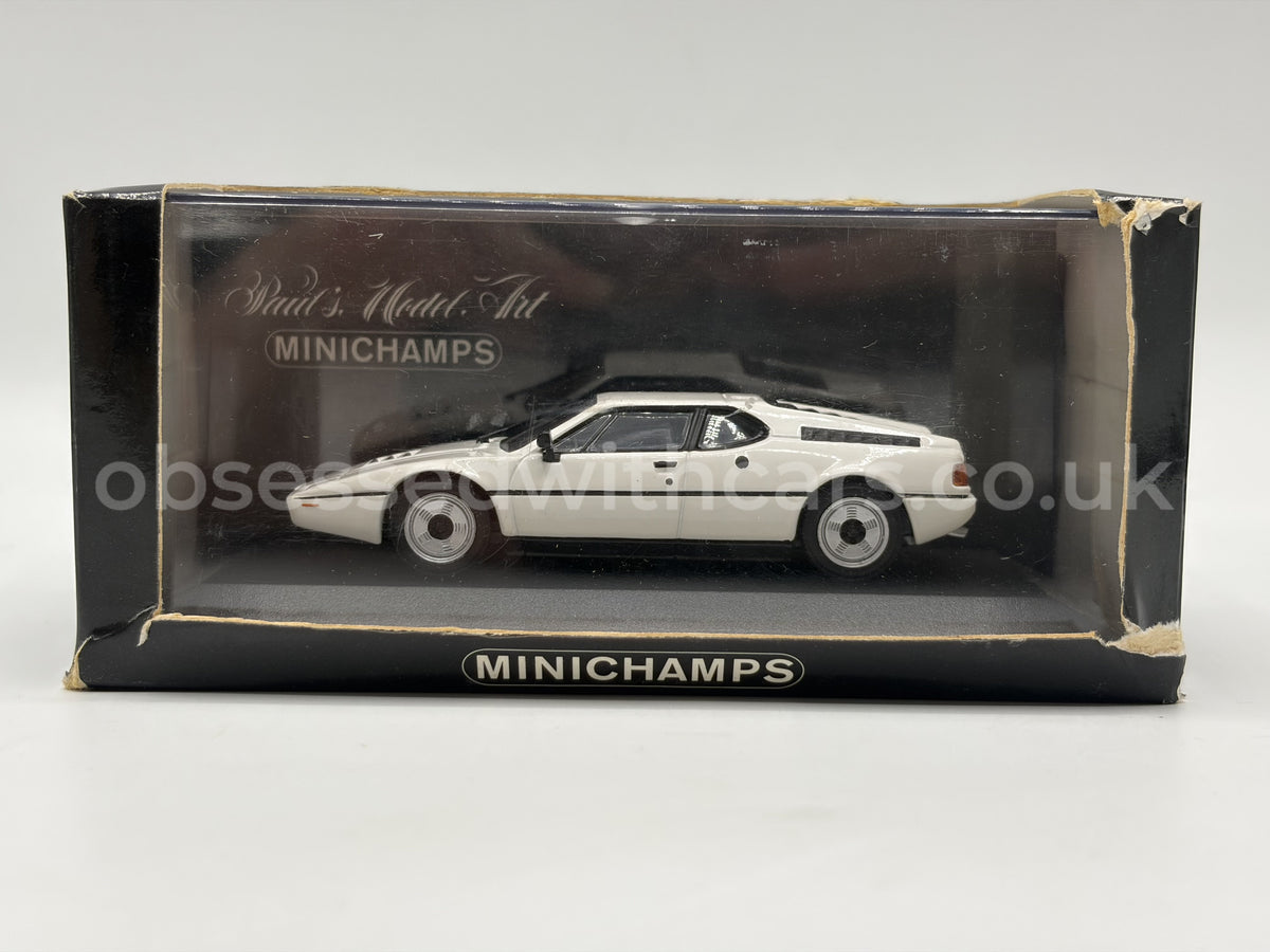 1/43 1978 BMW M1 Street - White - Minichamps | Model Car