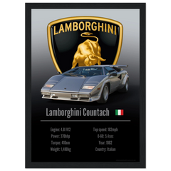 350 Lamborghini Countach Poster - Accent Collection