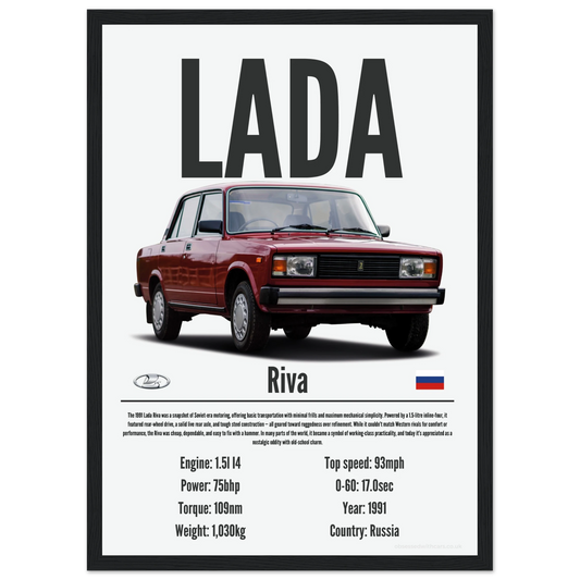 Lada Riva Poster - Precision Collection