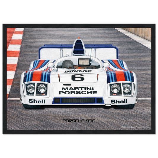 Porsche 936 Poster - Le Mans Legends Collection