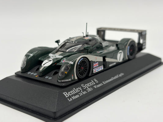 1/43 2003 Bentley Speed 8 - Kristensen / Smith / Capello - Minichamps | Model Le Mans Car
