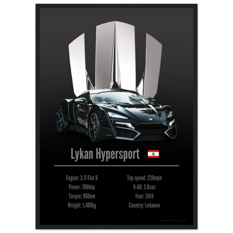 031 Lykan Hypersport Poster - Accent Collection