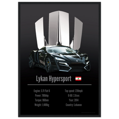 031 Lykan Hypersport Poster - Accent Collection