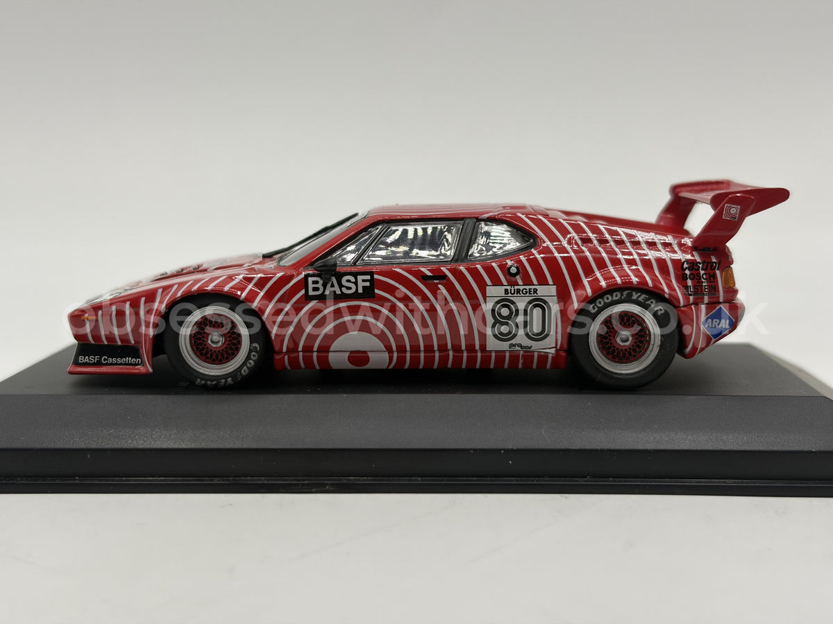 1/43 1980 BMW M1 Procar “BASF” - Hans-Georg Burger - Minichamps | Model Car
