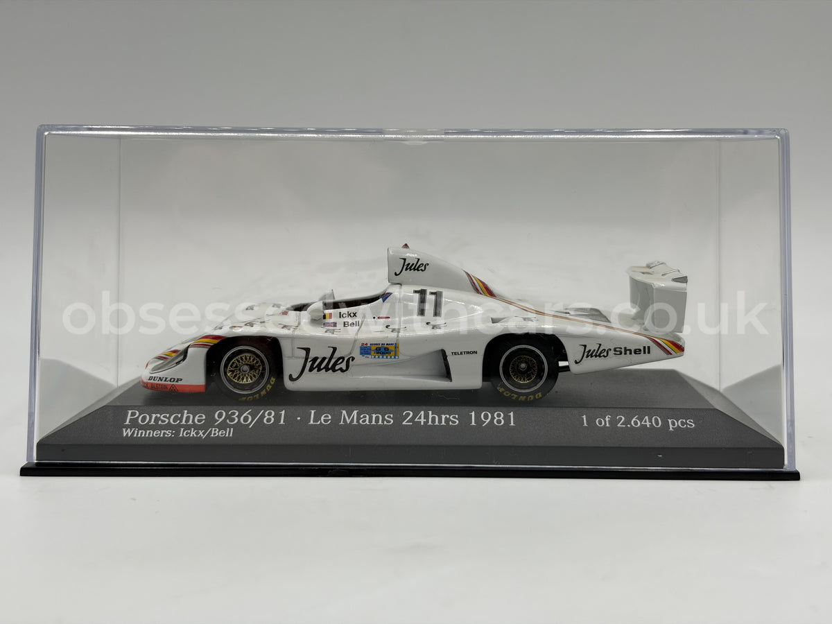 1/43 1981 Porsche 936/81 - Ickx / Bell - Minichamps | Model Le Mans Car