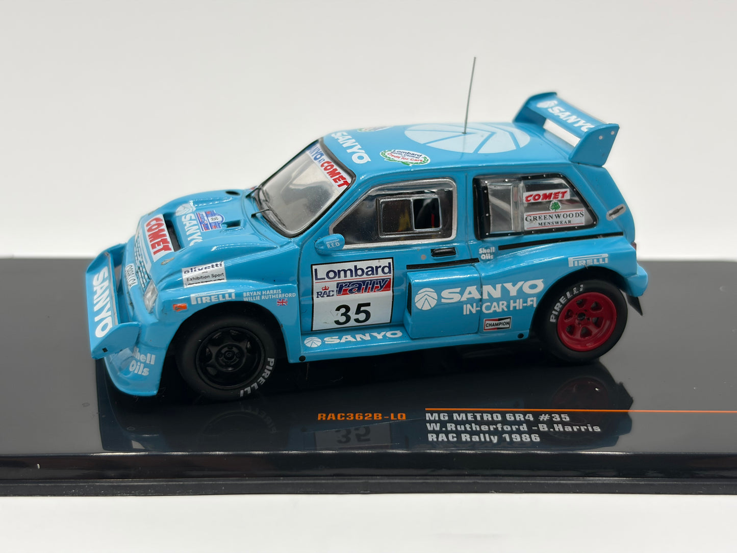 1/43 1986 MG Metro 6R4 - RAC Rally - Rutherford / Harris | Model Rally Car