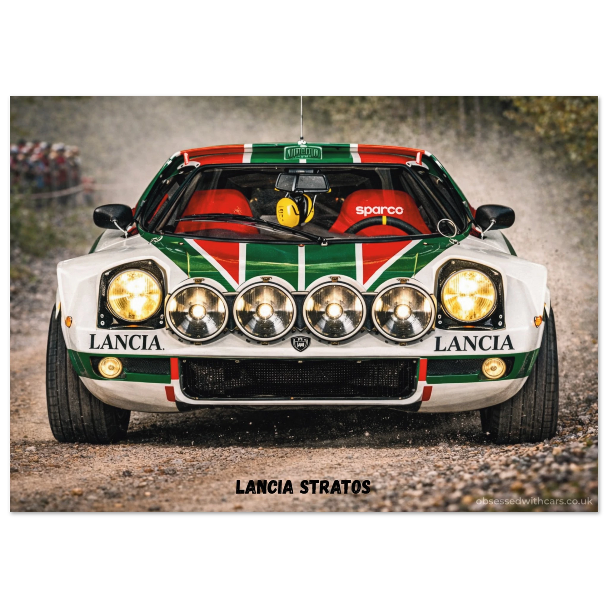 Lancia Stratos Poster - Rally Legends Collection
