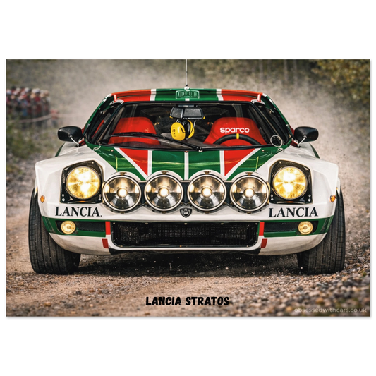 Lancia Stratos Poster - Rally Legends Collection