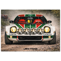 Lancia Stratos Poster - Rally Legends Collection