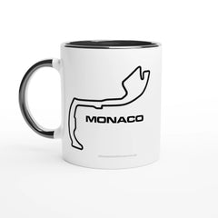 Monaco Race Track Outline Mug