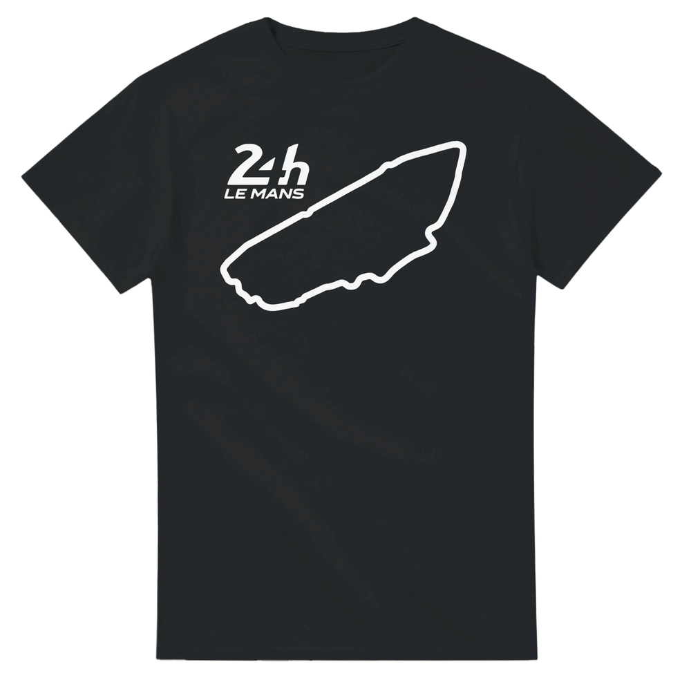 Le Mans Race Track Outline T-Shirt