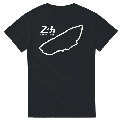 Le Mans Race Track Outline T-Shirt