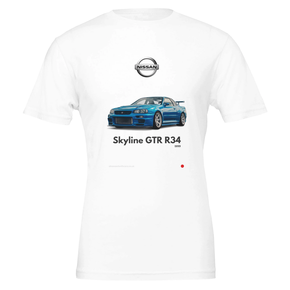 021 Nissan Skyline GTR R34 T-Shirt