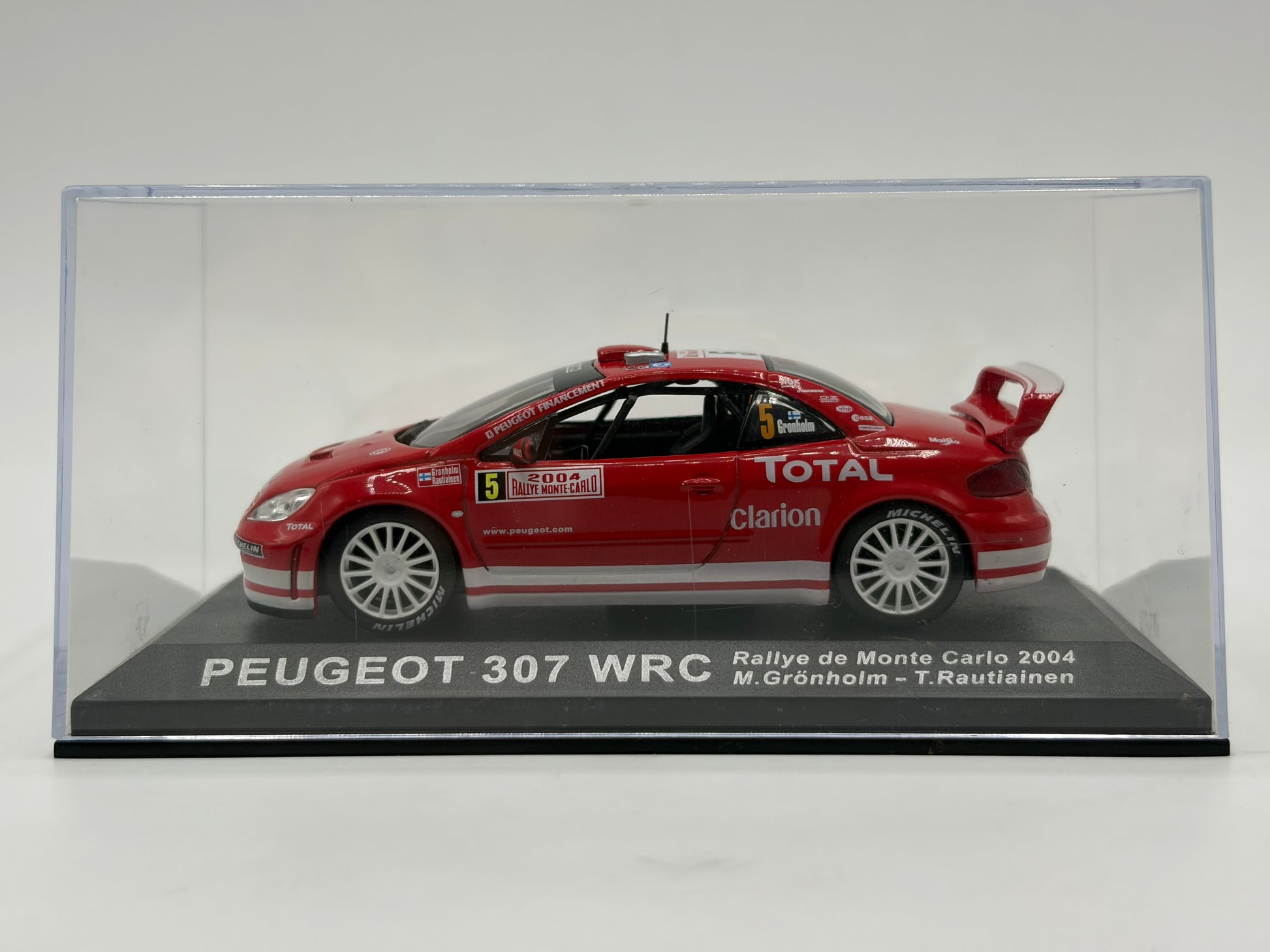 1/43 2004 Peugeot 307 WRC - Monte Carlo Rally - Grönholm / Rautiainen | Model Rally Car