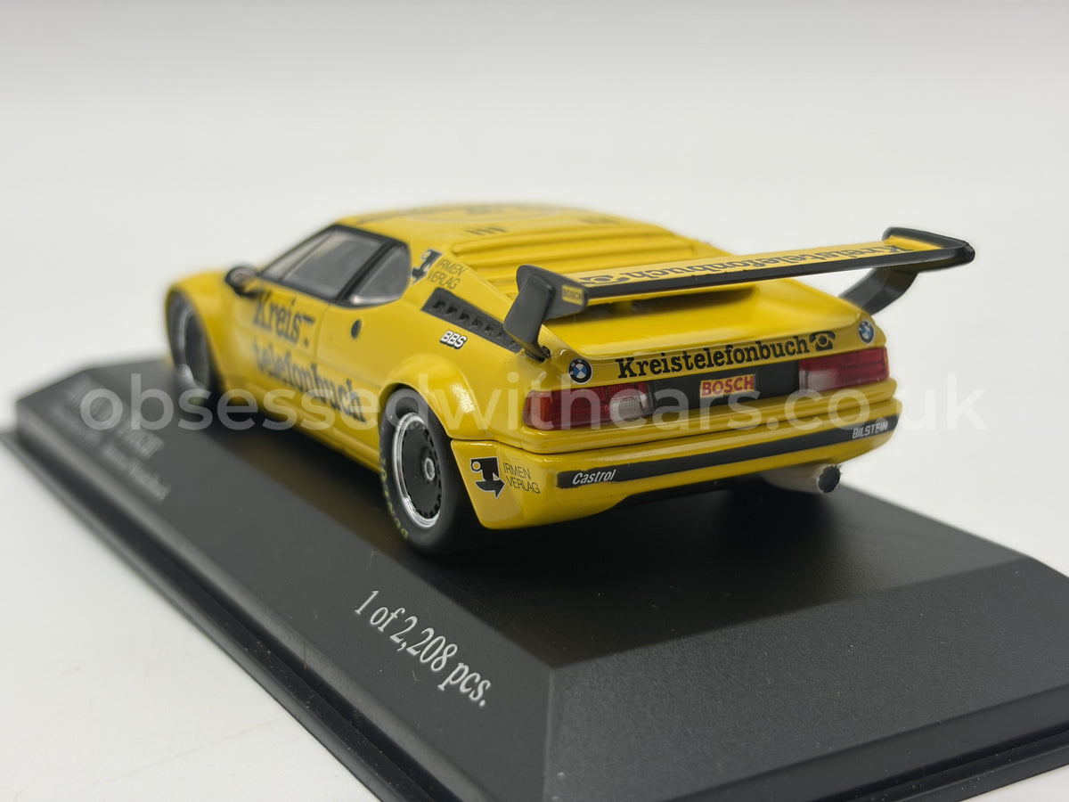 1/43 1979 BMW M1 Procar - Manfred Winkelhock - Minichamps | Model Car