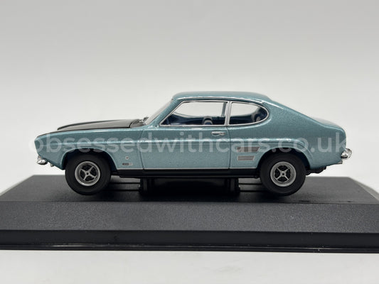 1/43 1971 Ford Capri Mk1 - Glacier Blue - Corgi Vanguards | Model Car