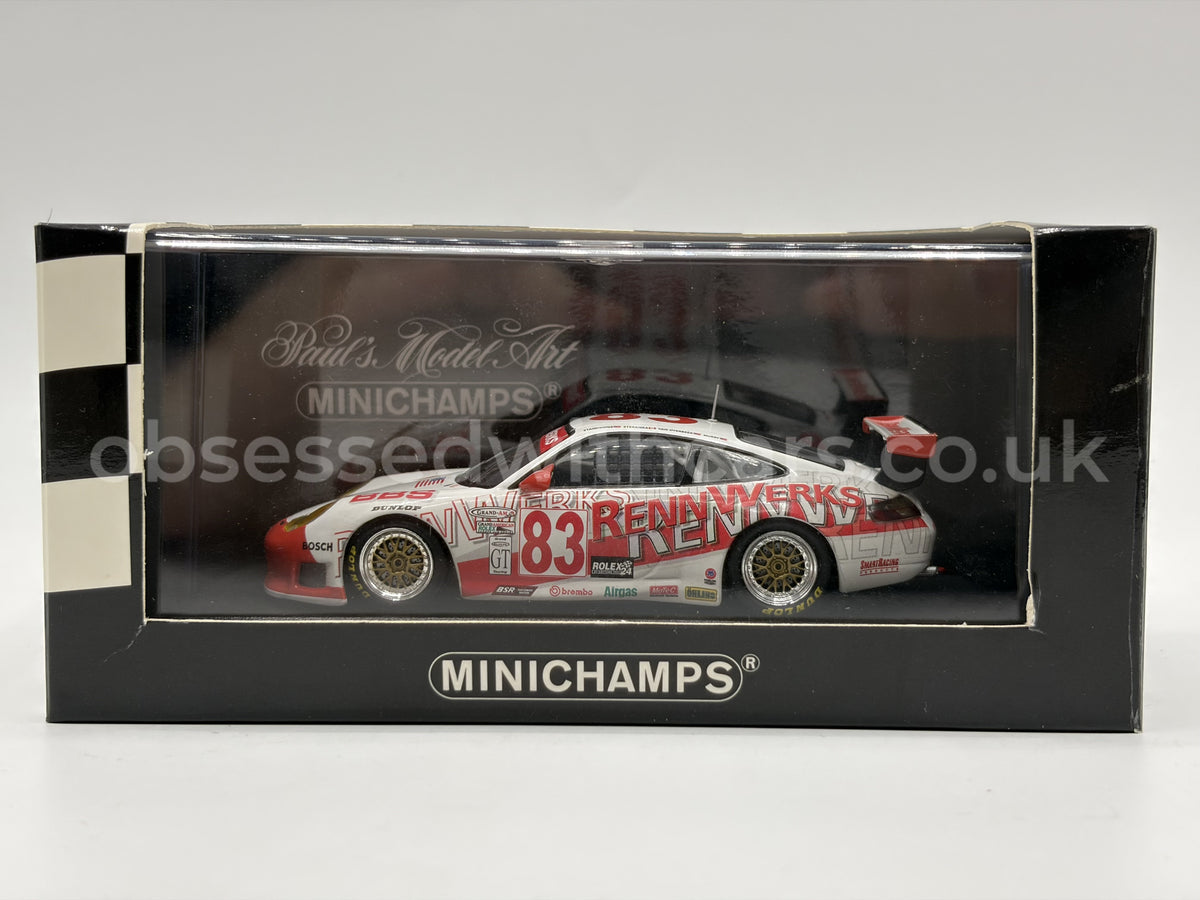 1/43 2003 Porsche 911 GT3 RS - 24h Daytona - Standridge / Steranka / van Overbeek / Murry - Minichamps | Model Car