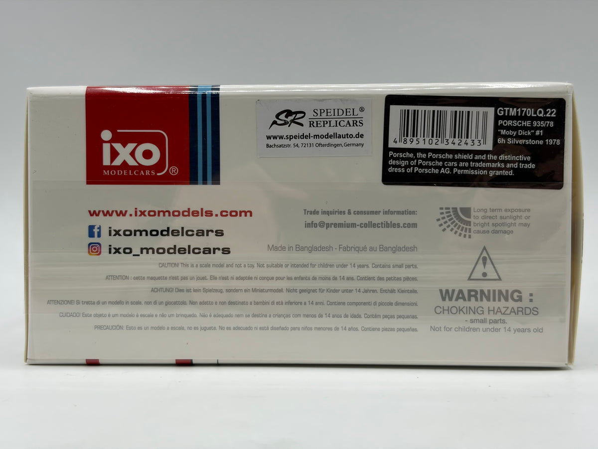 1/43 1978 Porsche 935/78 “Moby Dick” - 6h Silverstone - Mass / Ickx | Model Car