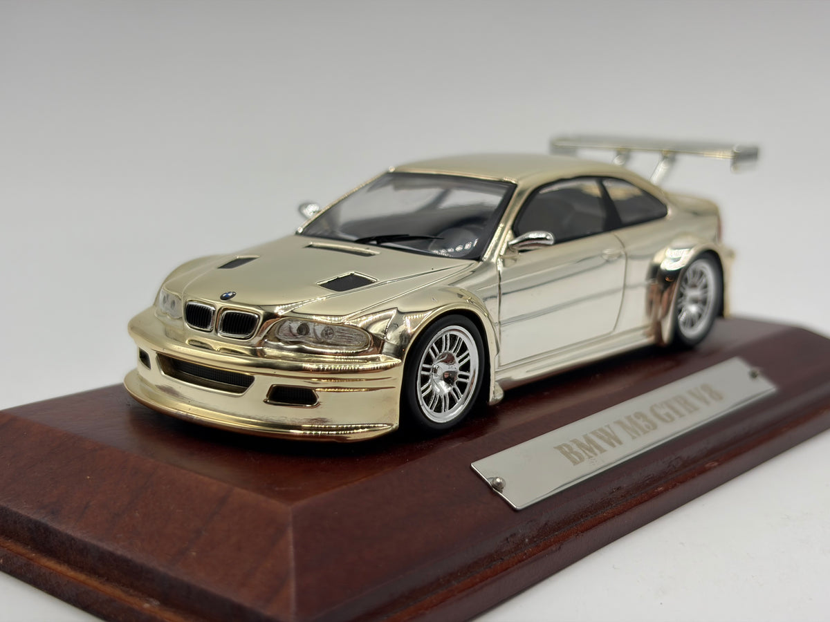 1/43 2001 BMW M3 GTR V8 - Chrome | Model Car