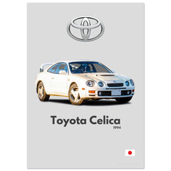 221 Toyota Celica GT-Four Poster - Minimalist Collection