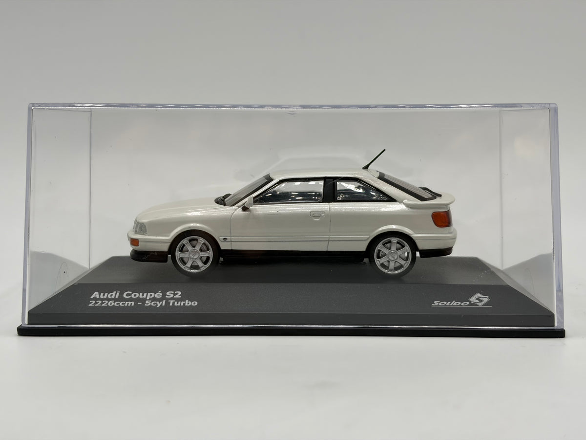 1/43 1992 Audi S2 Coupe - Pearl White - Solido | Model Car