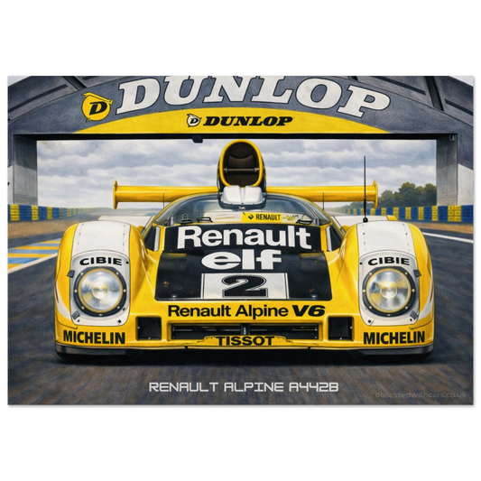 Renault Alpine A442B Poster - Le Mans Legends Collection
