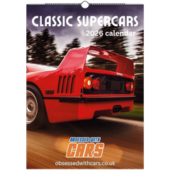 Classic Supercars Calendar 2026 | A3 Car Calendar