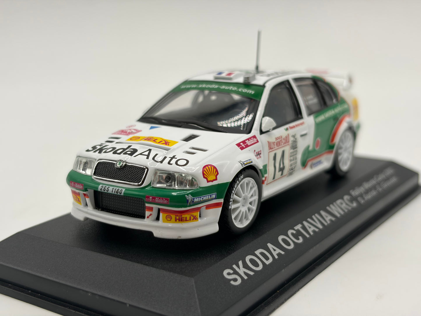 1/43 2003 Skoda Octavia WRC - Monte Carlo Rally - Auriol / Giraudet | Model Rally Car