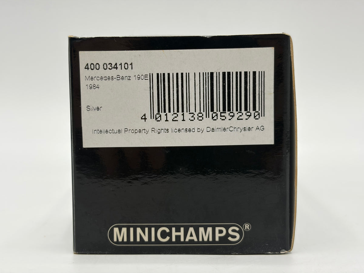 1/43 1984 Mercedes 190E - Silver - Minichamps | Model Car