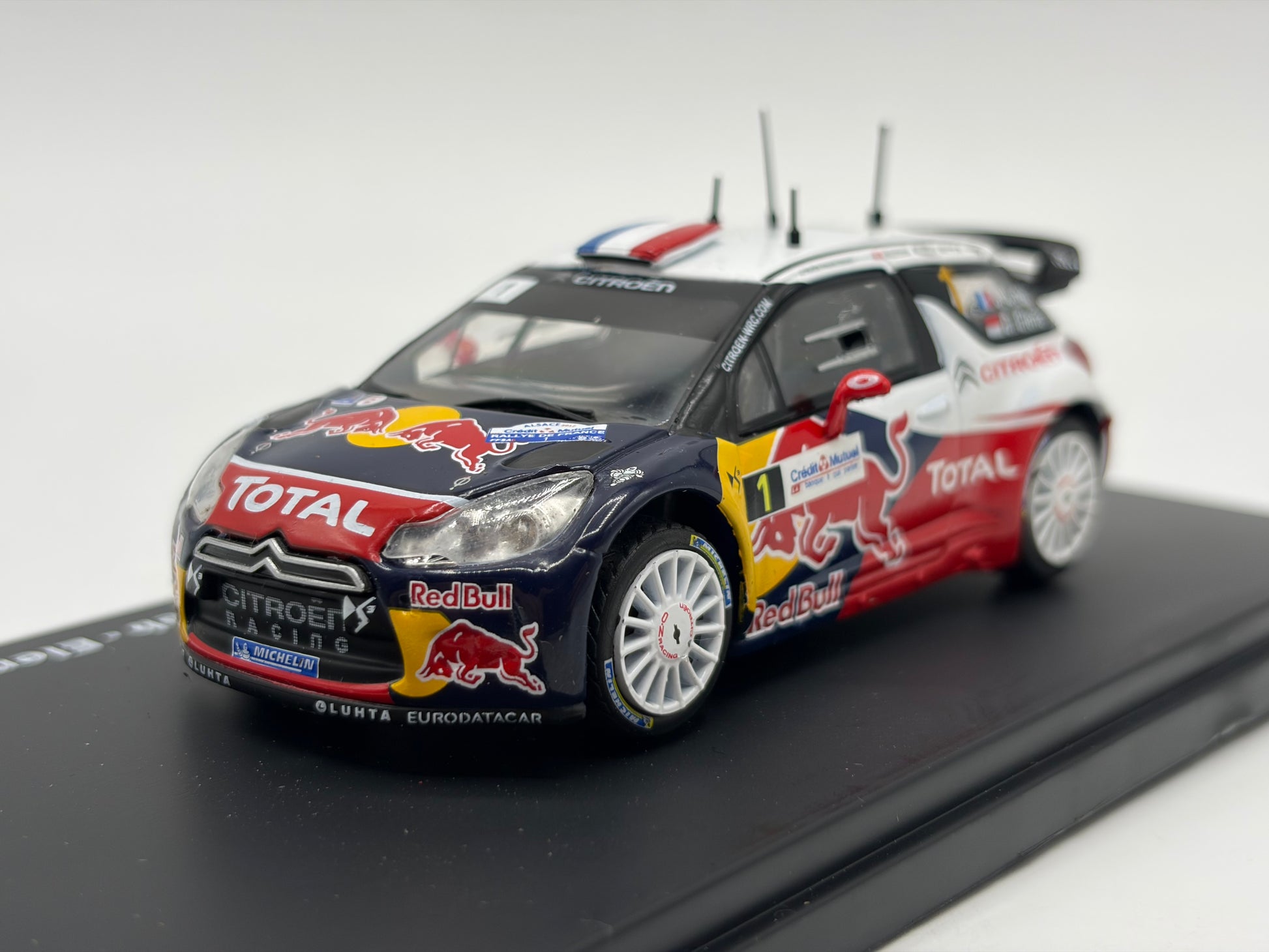 1/43 2012 Citroen DS3 WRC - Monte Carlo Rally - Loeb / Elena | Model Rally Car