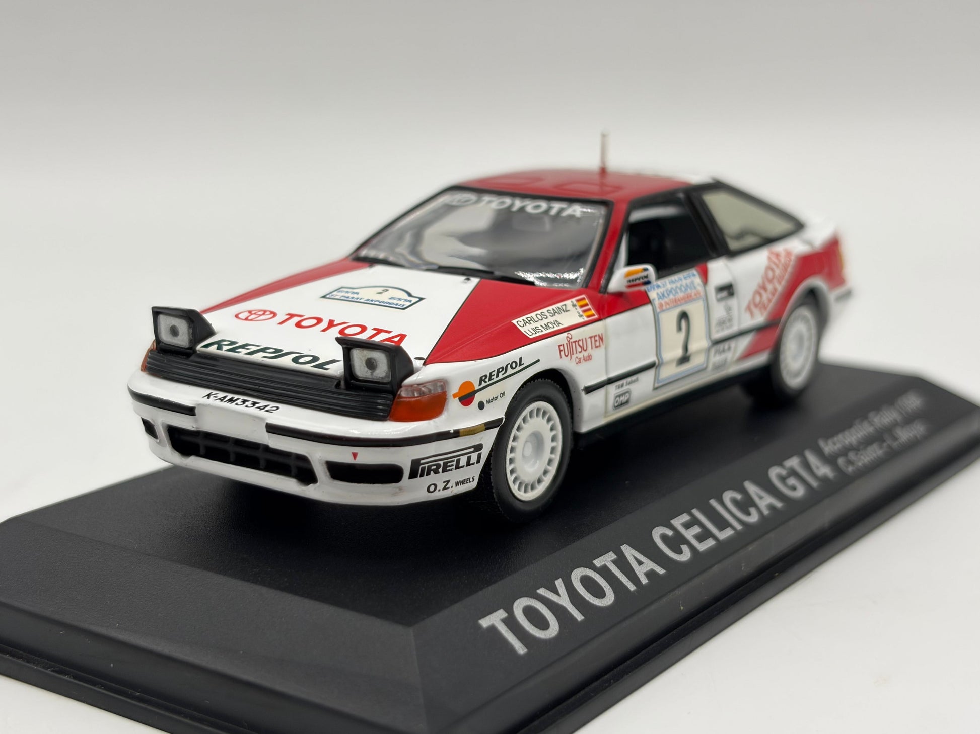 1/43 1990 Toyota Celica GT4 - Acropolis Rally - Sainz / Moya | Model Rally Car