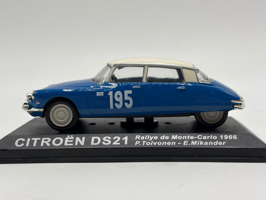 1/43 1966 Citroen DS21 - Monte Carlo Rally - Toivonen / Mikander | Model Rally Car
