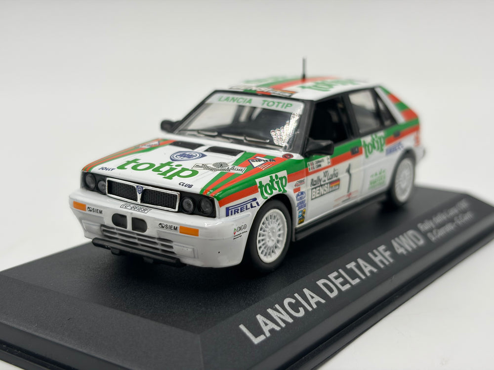 1/43 1987 Lancia Delta HF 4WD - Rally della Lana - Cerrato / Cerri | Model Rally Car