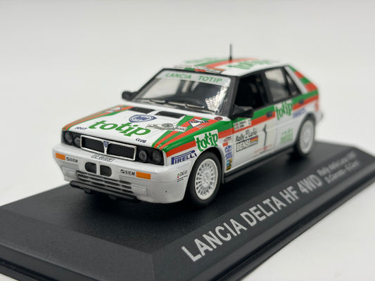 1/43 1987 Lancia Delta HF 4WD - Rally della Lana - Cerrato / Cerri | Model Rally Car