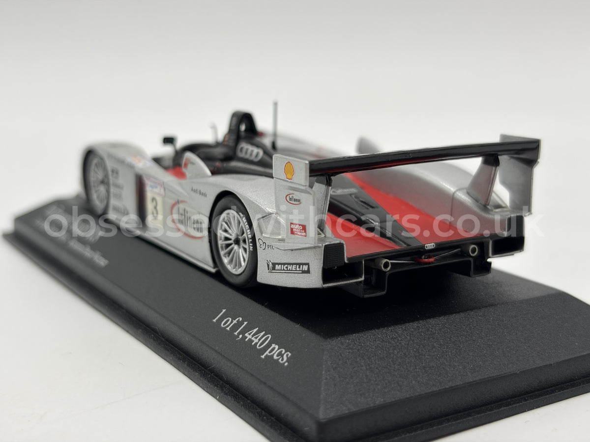 1/43 2002 Infineon Audi R8 - Krumm / Peter  Werner - Minichamps | Model Le Mans Car