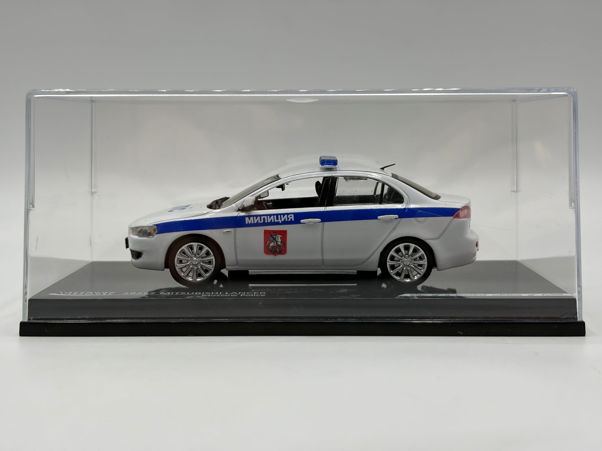 1/43 2009 Mitsubishi Lancer - Moscow Police | Model Police Car
