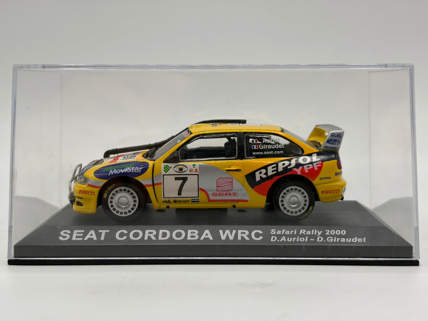 1/43 2000 Seat Cordoba WRC - Safari Rally - Auriol / Giraudet | Model Rally Car