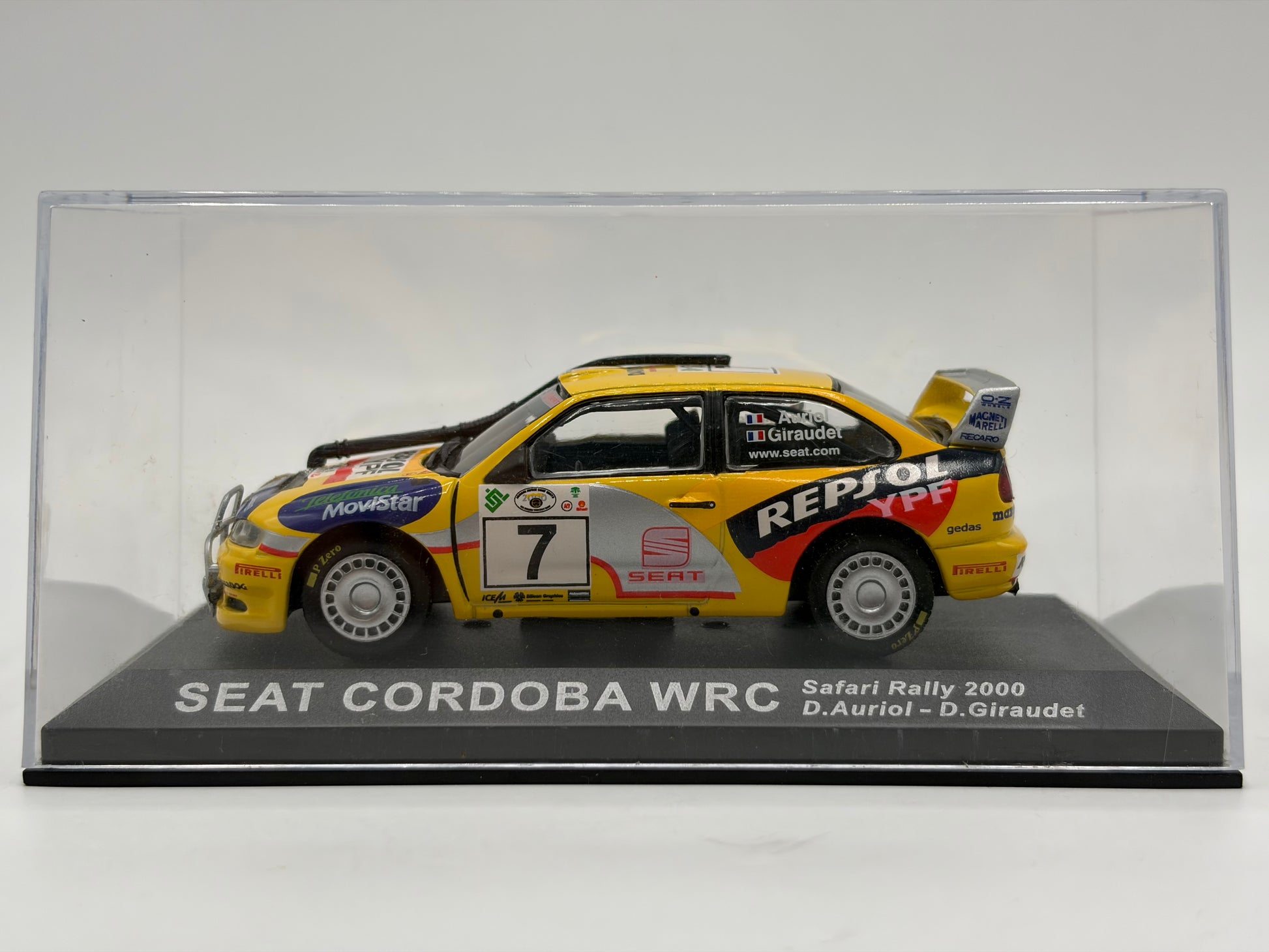1/43 2000 Seat Cordoba WRC - Safari Rally - Auriol / Giraudet | Model Rally Car