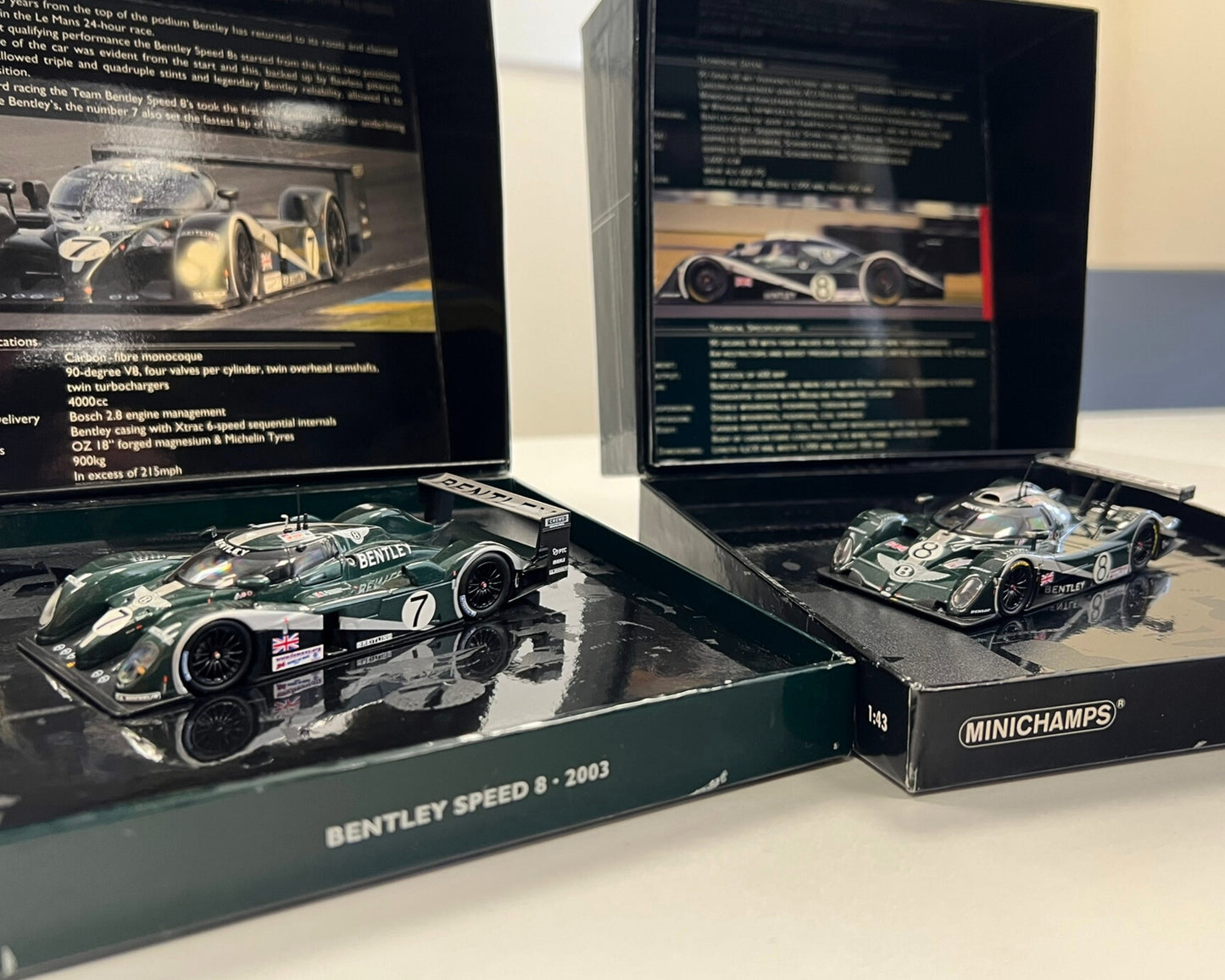 WIN a pair of Minichamps Bentley Speed 8s in Presentation Boxes