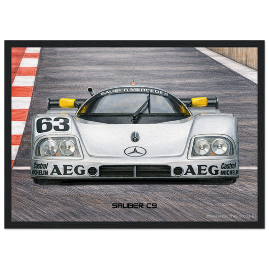 Sauber C9 Poster - Le Mans Legends Collection