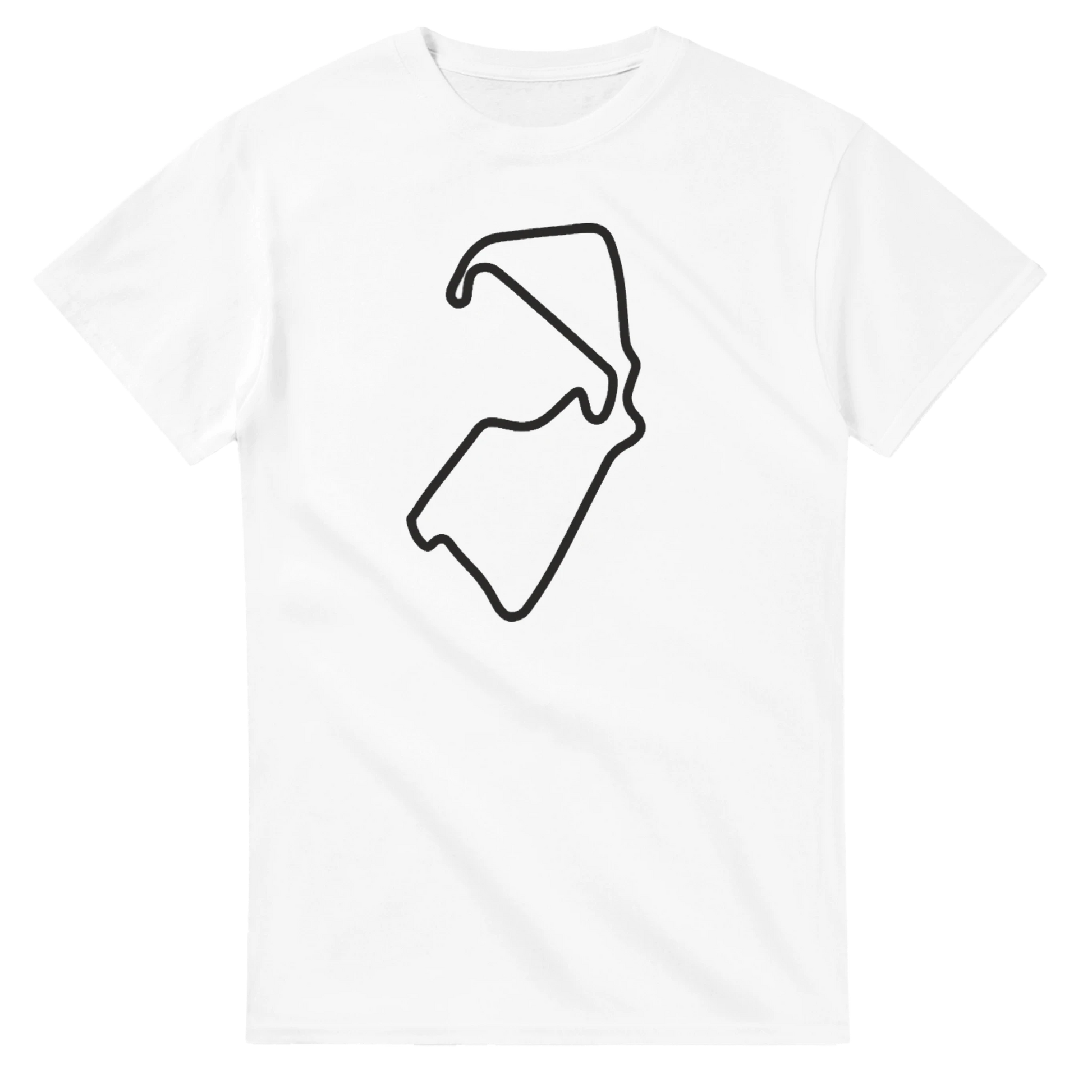 Silverstone Race Track Outline T-Shirt