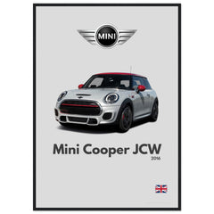 104 Mini Cooper JCW Poster - Minimalist Collection