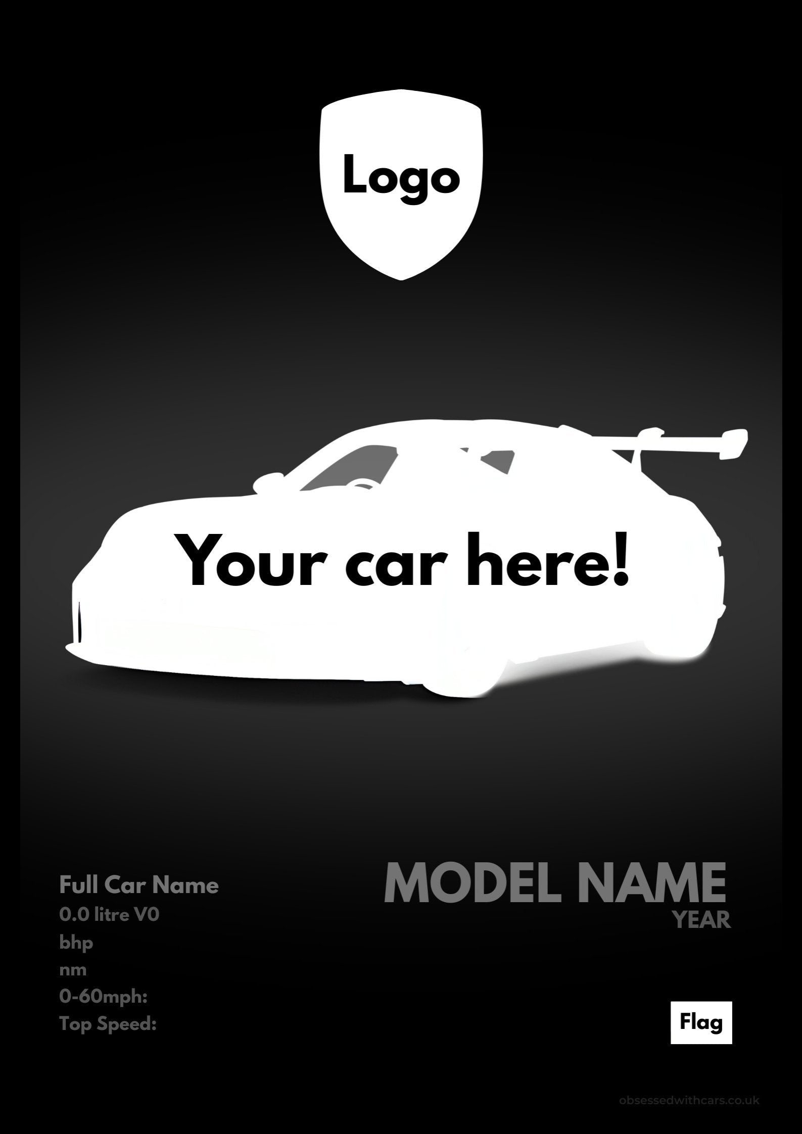 Custom Car Wall Art - Your Own Car