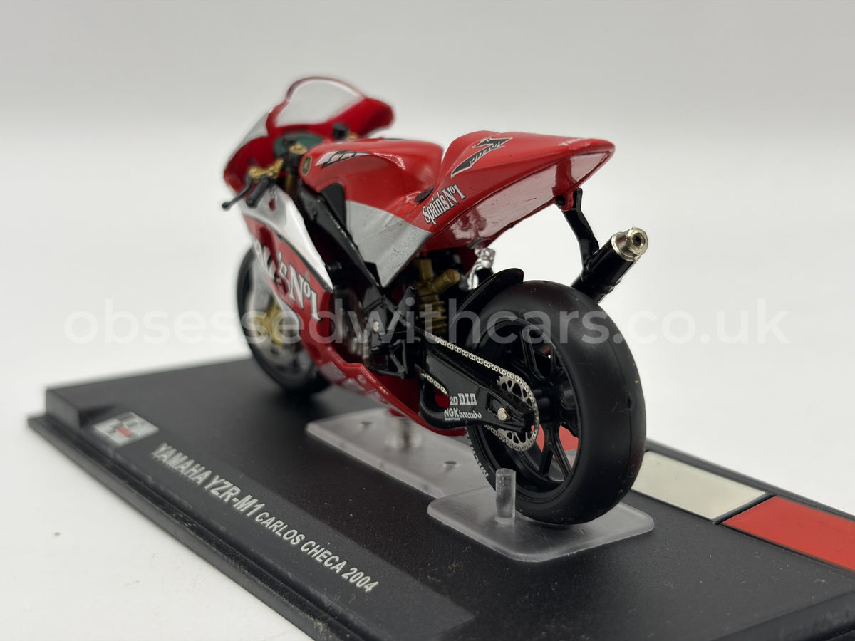 1/24 2004 Yamaha YZR-M1 - Carlos Checa | Racing Bike Model