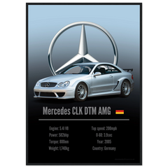 055 Mercedes CLK DTM AMG Poster - Accent Collection