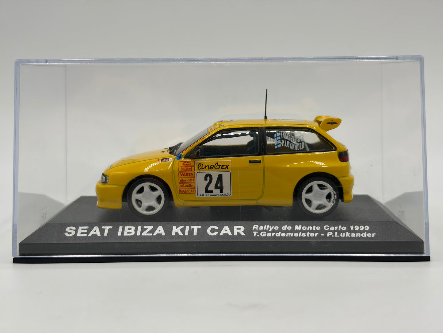 1/43 1999 Seat Ibiza GTI Evo 2 Kit Car - Monte Carlo Rally - Gardemeister / Lukander | Model Rally Car