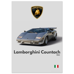 350 Lamborghini Countach Poster - Minimalist Collection