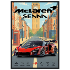 191 Mclaren Senna Poster - Abstract Collection