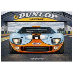 Ford GT40 Poster - Le Mans Legends Collection